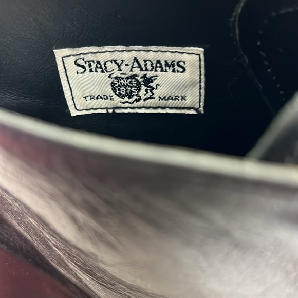 Stacy Adams Madison Black Leather Cap Toe High Top Dress Boots Men’s Size 14D - Picture 9 of 9